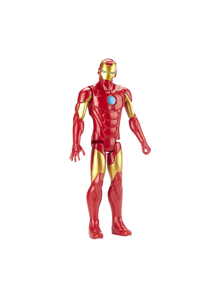 Marvel Avengers Titan Hero Series Iron Man Action Figure, 12-Inch, Avengers Toys for Kids Ages 4 and Up