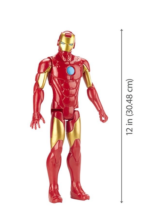 Marvel Avengers Titan Hero Series Iron Man Action Figure, 12-Inch, Avengers Toys for Kids Ages 4 and Up