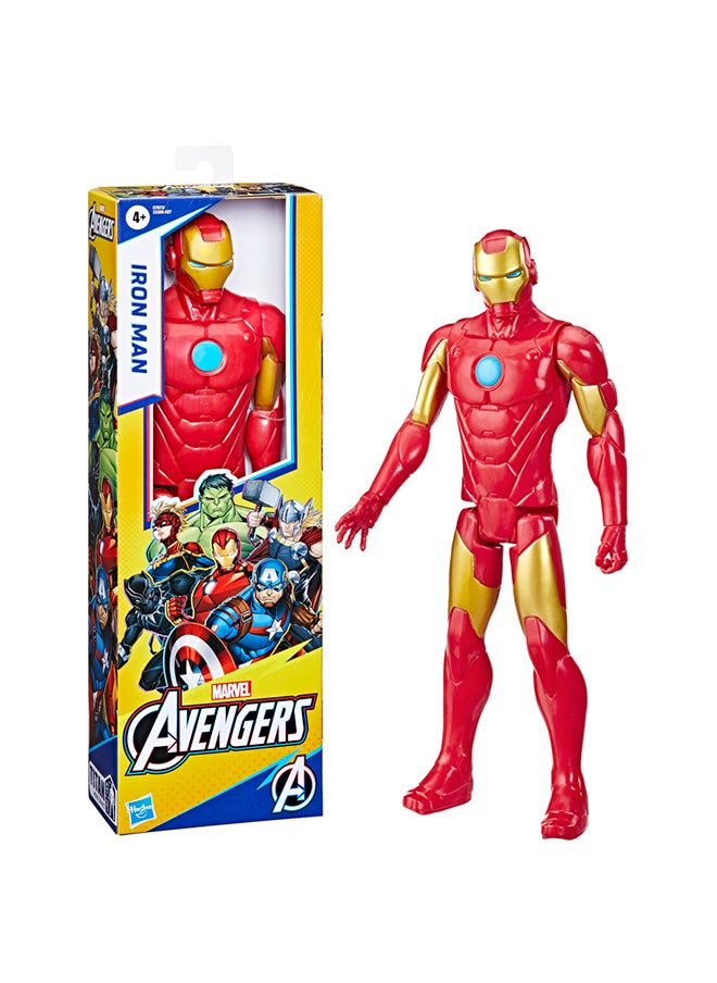 Marvel Avengers Titan Hero Series Iron Man Action Figure, 12-Inch, Avengers Toys for Kids Ages 4 and Up