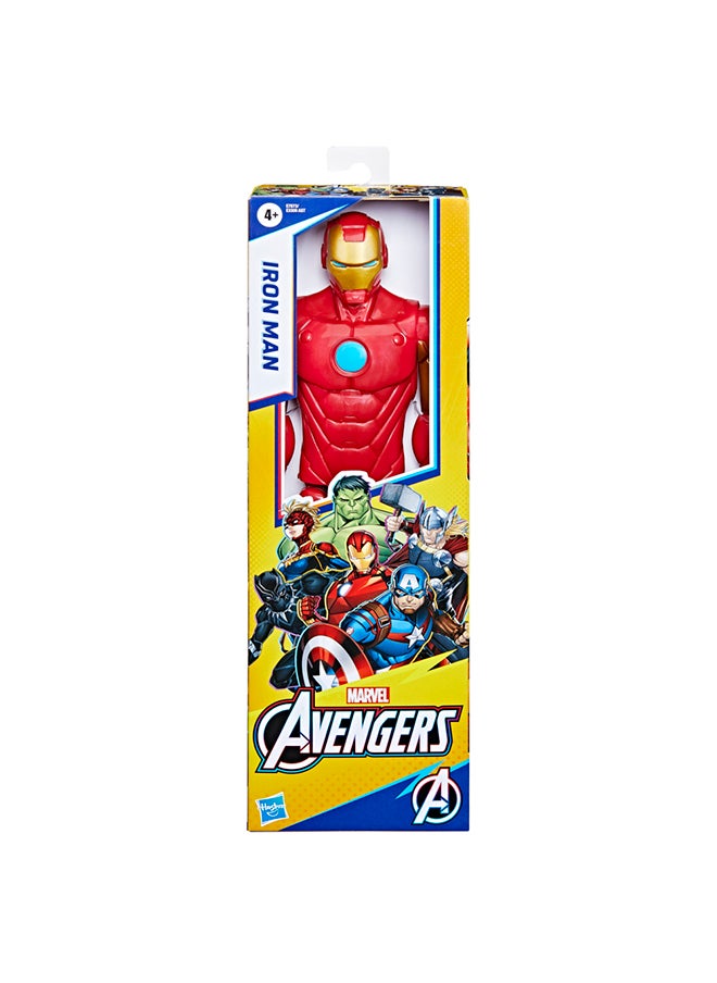 Marvel Avengers Titan Hero Series Iron Man Action Figure, 12-Inch, Avengers Toys for Kids Ages 4 and Up