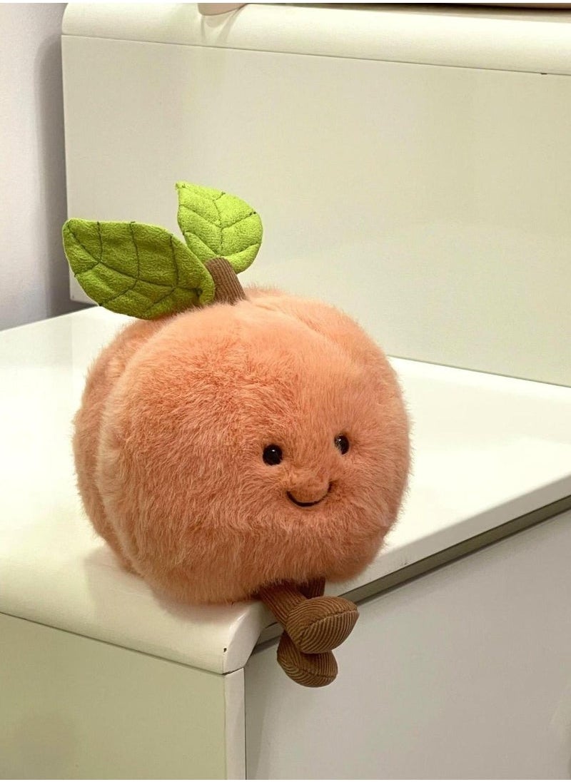 Jellycat Fun Peach Plush Toy - Soft Watermelon Stuffed Doll, Cute Birthday Gift for Kids and Adults
