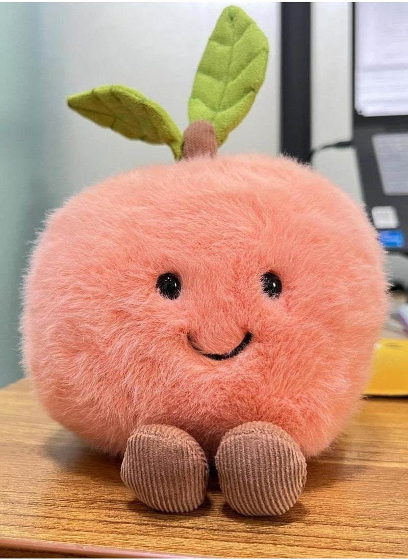 Jellycat Fun Peach Plush Toy - Soft Watermelon Stuffed Doll, Cute Birthday Gift for Kids and Adults
