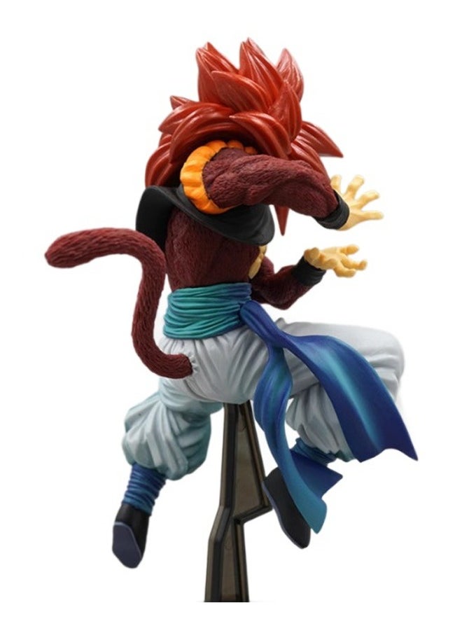 Dragon Ball Super Saiyan 4 Vegito Action Figure Decorative Resin Sculpture Home Decor Statue, Art Figurine Home Ornament Decoration for Office, Living Room, Bedroom, Book Shelf, TV Cabinet, Desktop