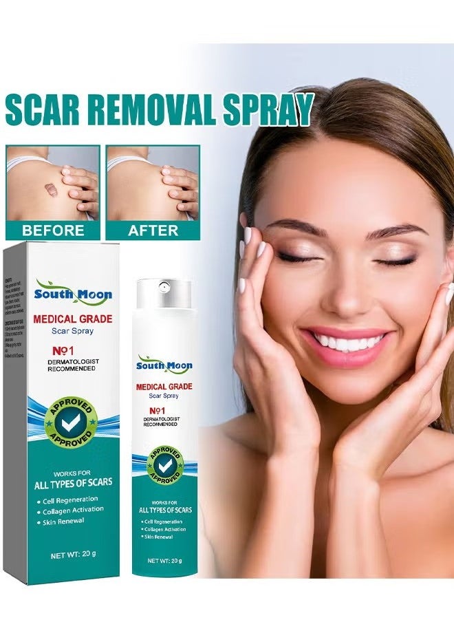 Scar Care Spray Burns Scars Stretch Marks Fade Scars Smooth Skin 20G