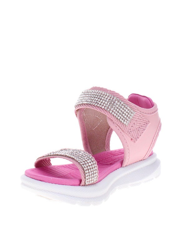 Molekinha Infant Girls Sandals With Back Strap Pink | Made In Brazil