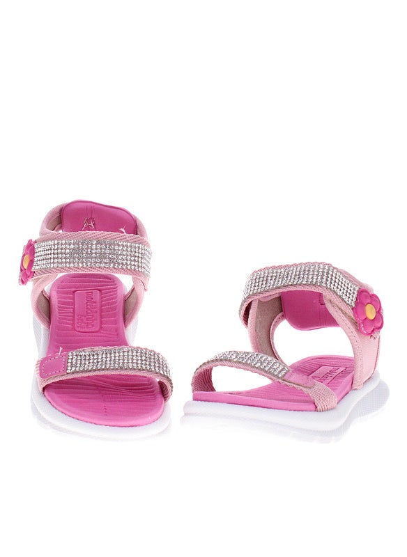 Molekinha Infant Girls Sandals With Back Strap Pink | Made In Brazil