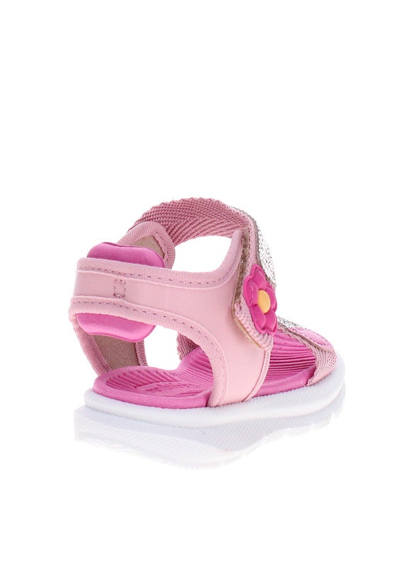 Molekinha Infant Girls Sandals With Back Strap Pink | Made In Brazil