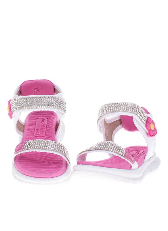 Molekinha Infant Girls Sandals With Back Strap Pink | Made In Brazil