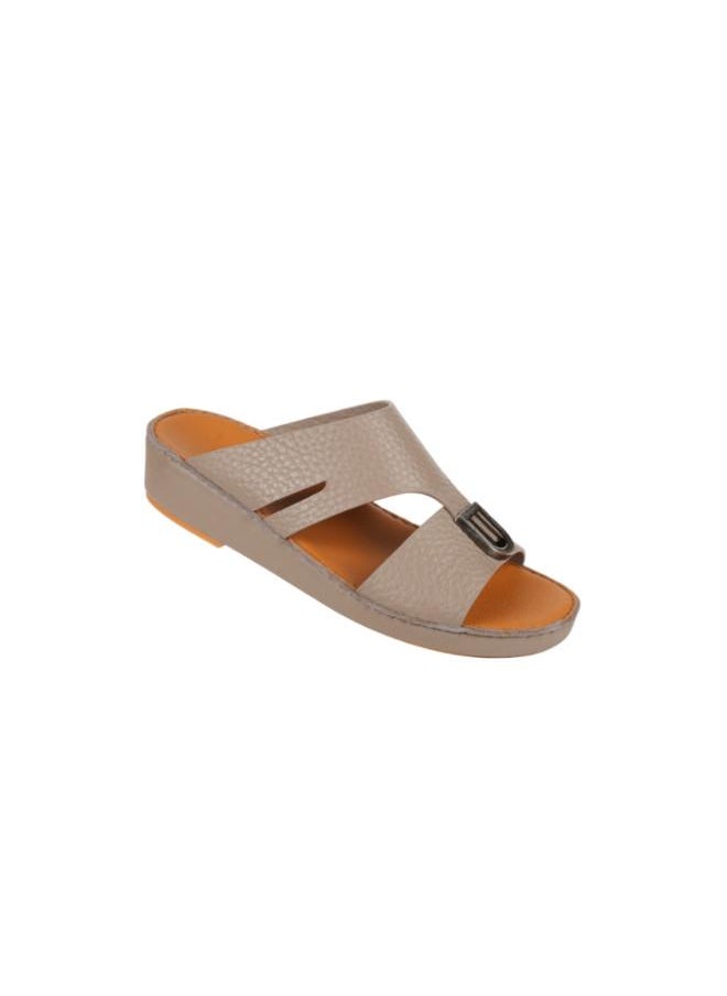 008-3729 Barjeel Uno Mens Arabic Sandals BS 39 Taupe