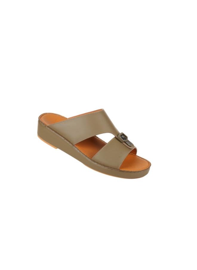 008-3721 Barjeel Uno Mens Arabic Sandals BS 37 Olive