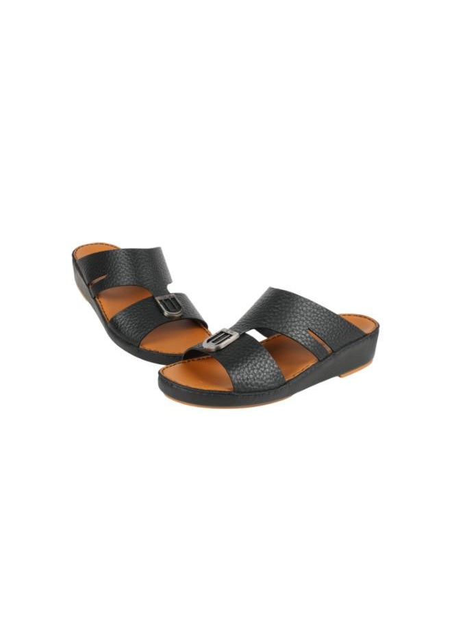 008-3726 Barjeel Uno Mens Arabic Sandals BS 39 Black