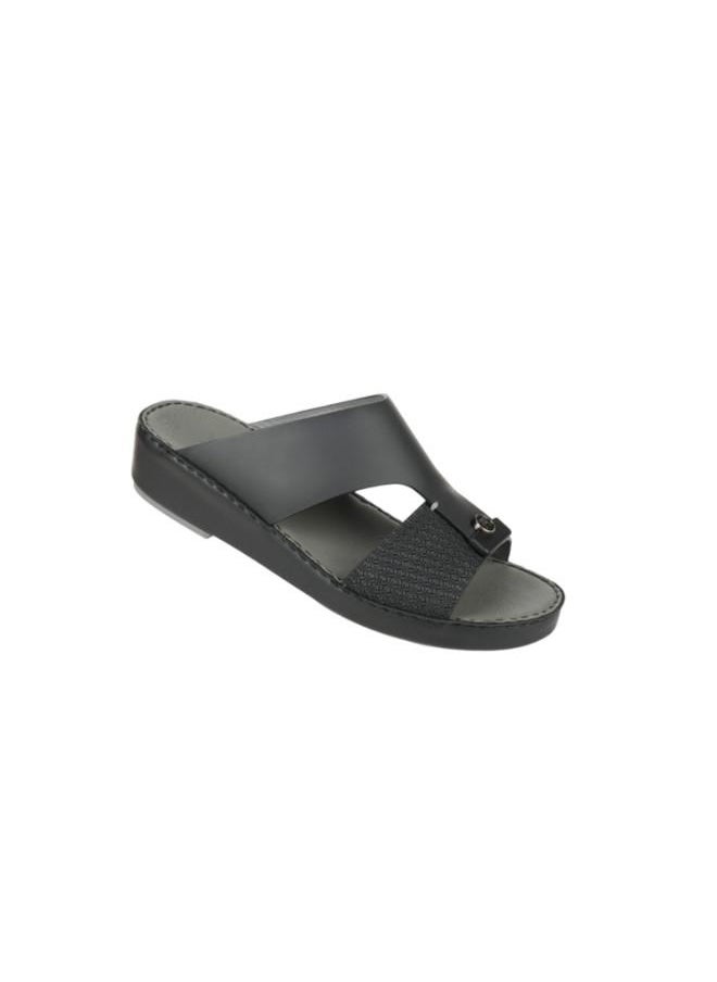 008-3714 Barjeel Uno Mens Arabic Sandals BS 35 Black