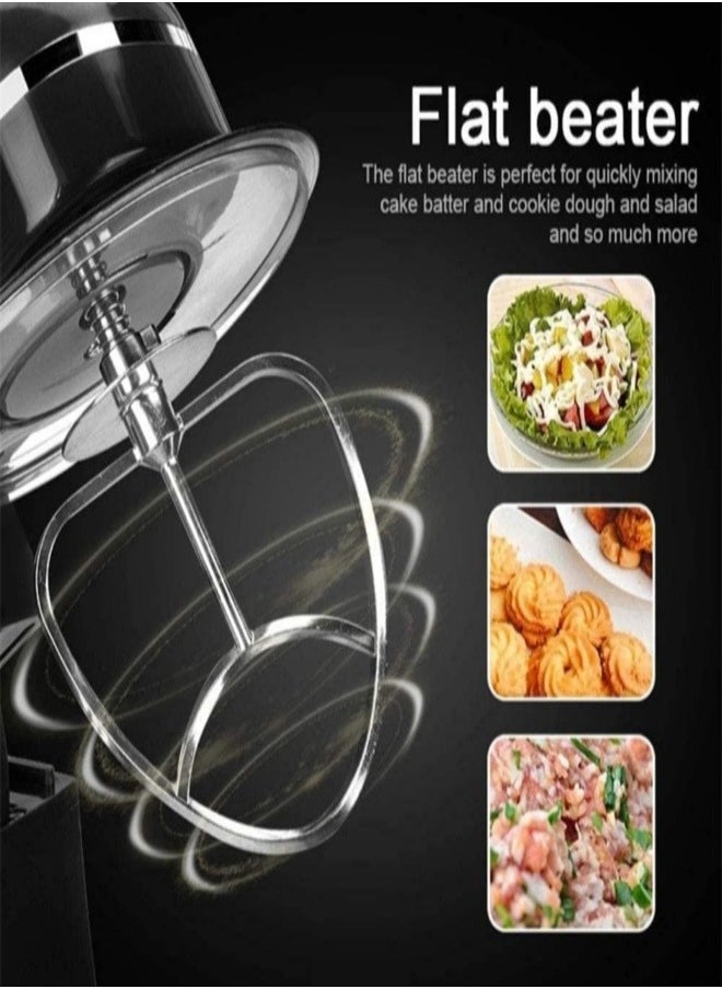 1500W Stand Mixer 5L Electric Kneading Machine Food Mixer with Beater Dough Hook And Wire Whip Eggbeater for Home Use 6 Speed Adjustment