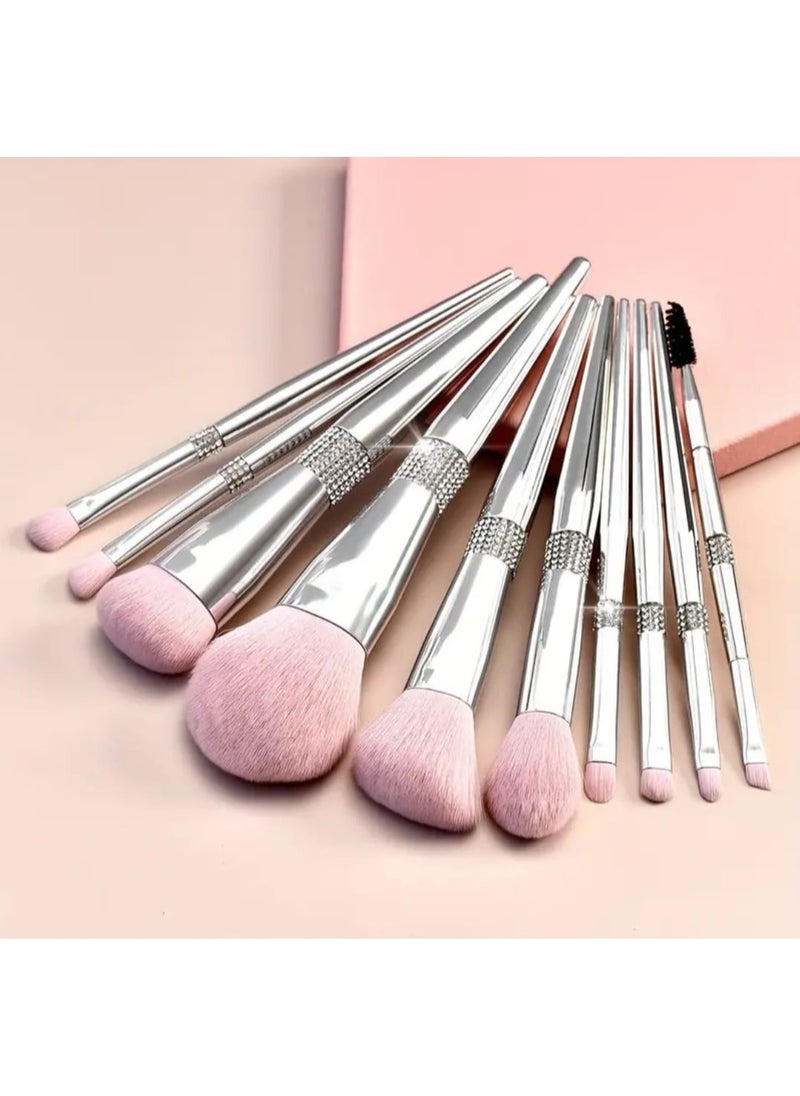 11-Piece Makeup Brush Set – Elegant Beauty Tools for Face & Eyes – Soft & Luxurious Brushes for Flawless Application