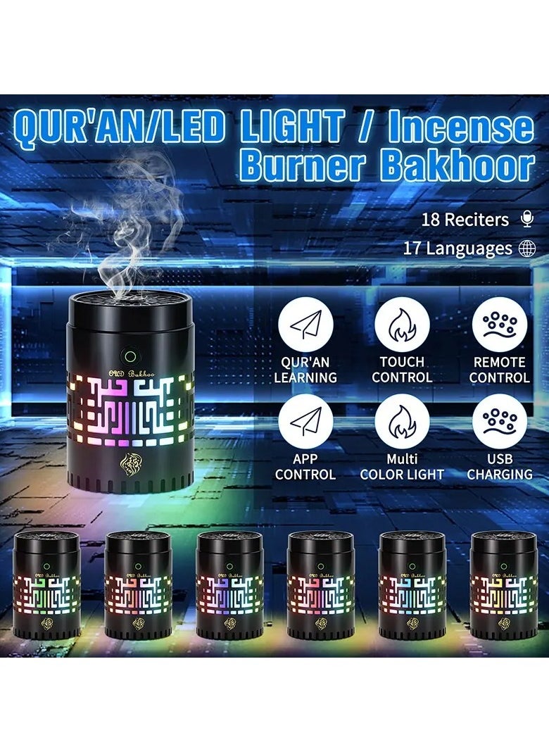 Bukhoor Burner, Electric Oud Incense, Aroma Diffuser with long lasting battery, Usb Rechargeable, Great gift for Home, Car, Desert Camping & Travel.