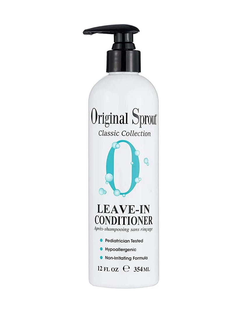 Original Sprout Leave In Conditioner 354mL - Strengthens & Hydrates, Gentle for Babies, Prevents Tangles, Protein Enriched