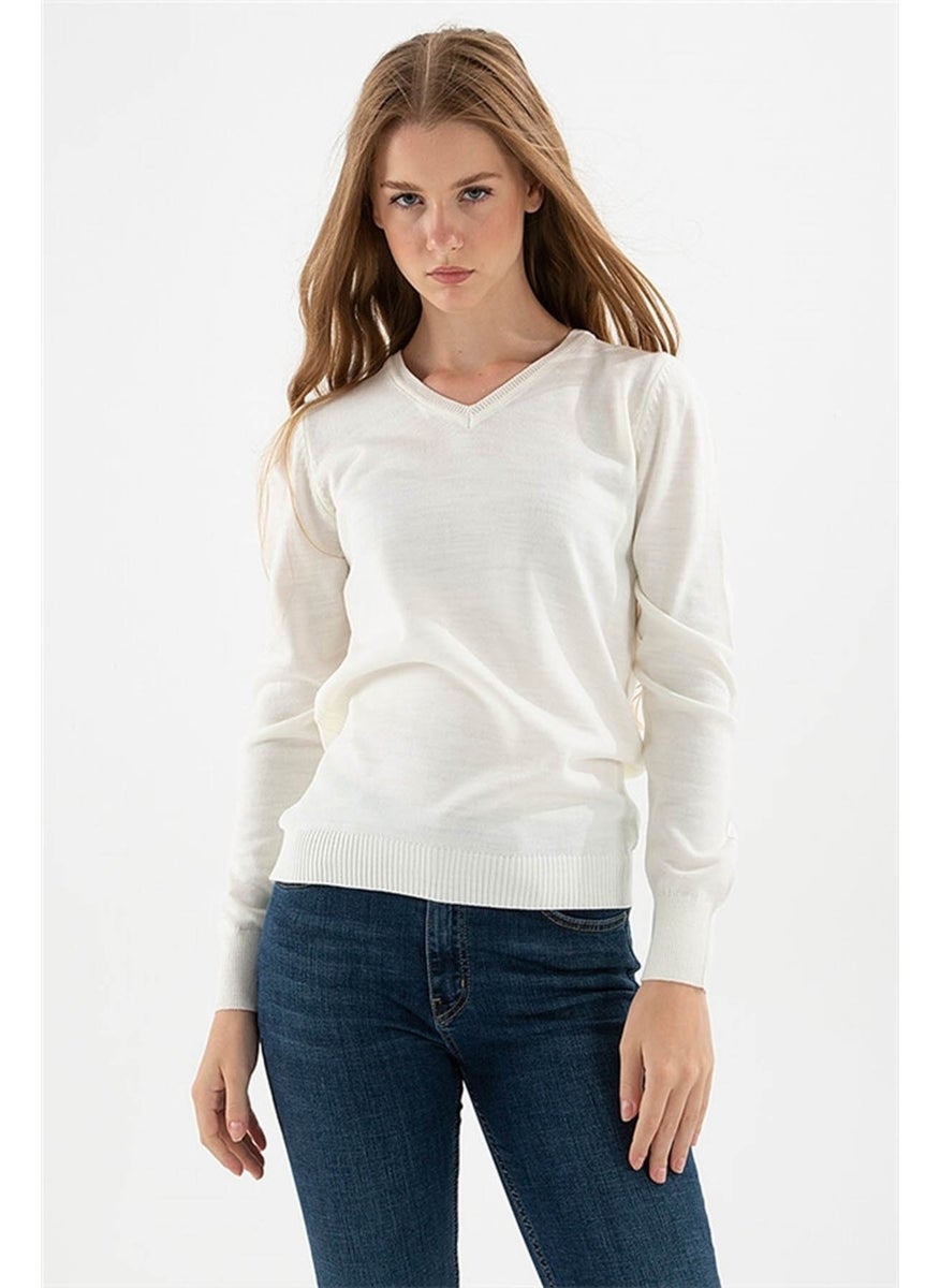 Women's Sweater Ecru 23K0244K1
