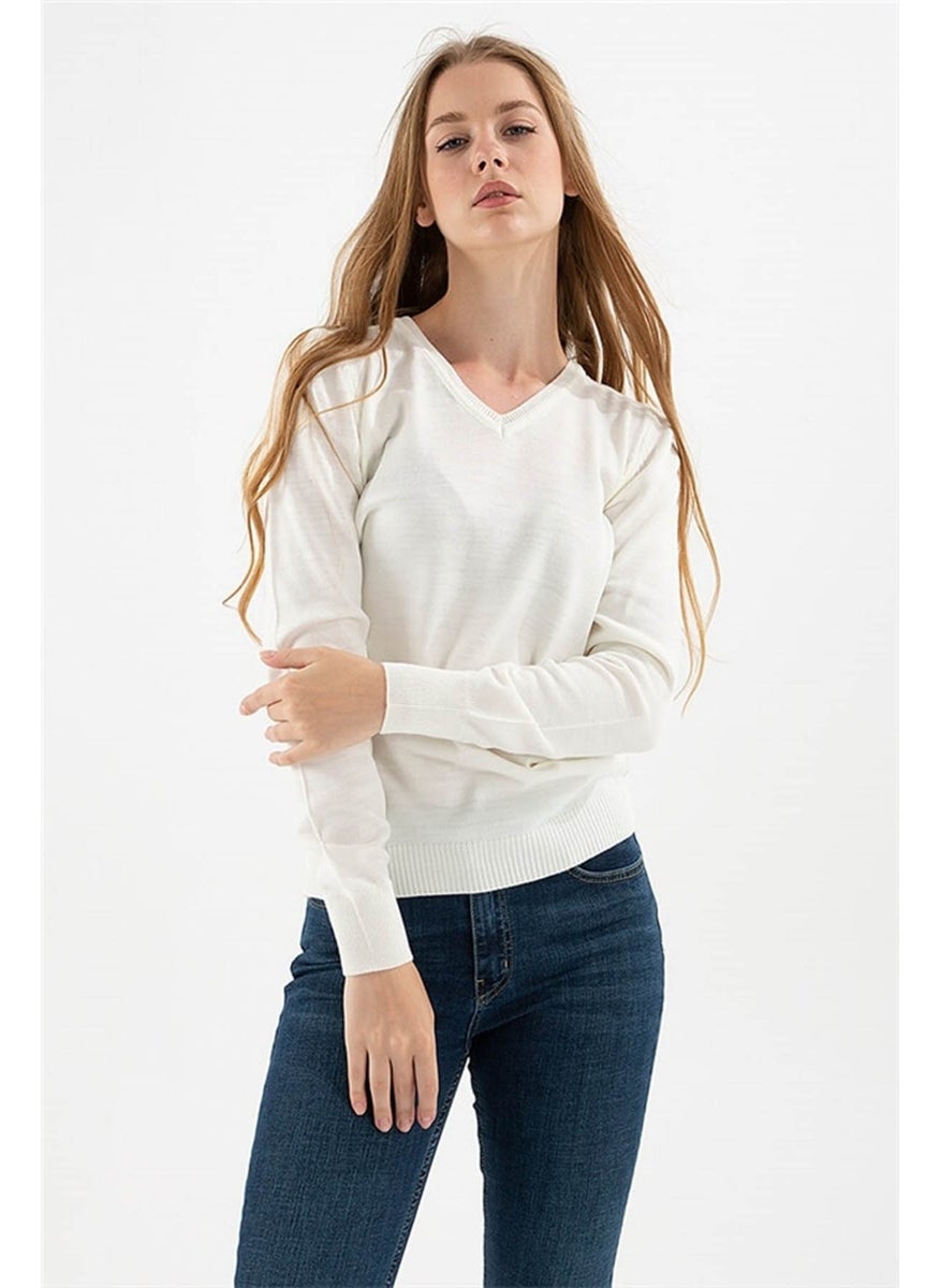 Women's Sweater Ecru 23K0244K1