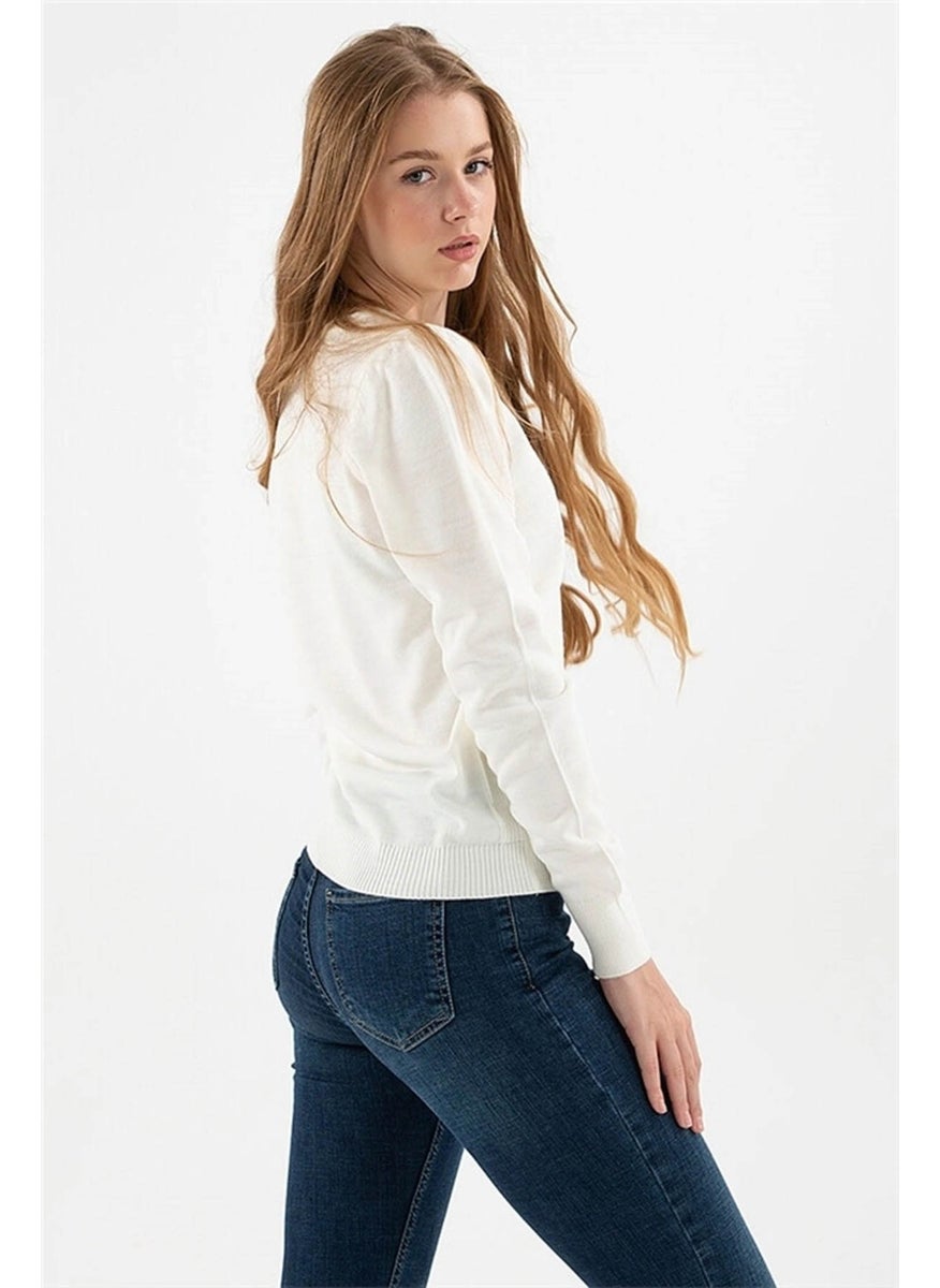 Women's Sweater Ecru 23K0244K1