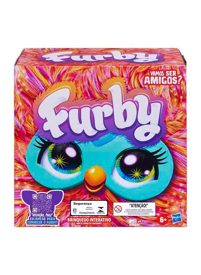Furby Coral, 15 Fashion Accessories, Interactive Plush Toys for 6 Year Old Girls & Boys & Up, Voice Activated Animatronic
