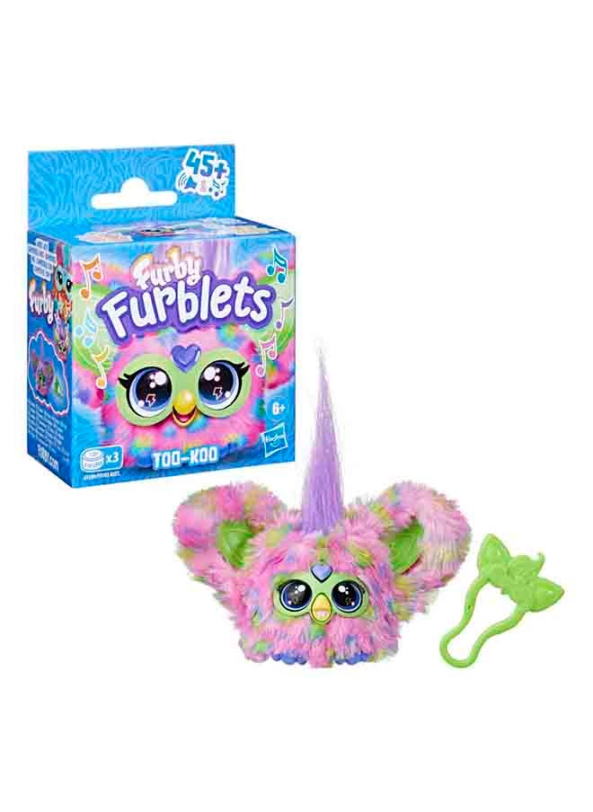 Furby Furblets Hip-Bop Pink and Purple Plush 6 Years Old