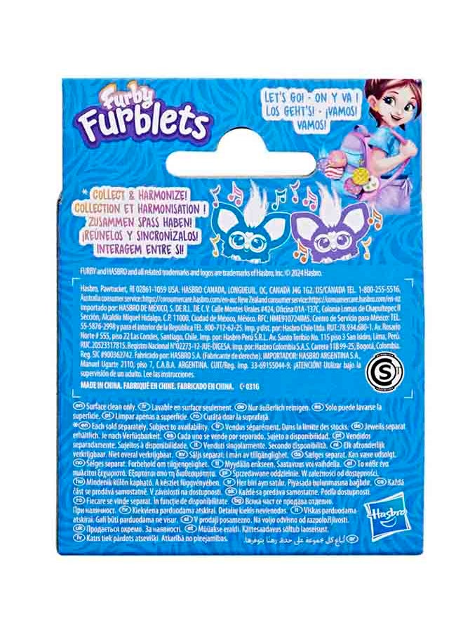 Furby Furblets Hip-Bop Pink and Purple Plush 6 Years Old