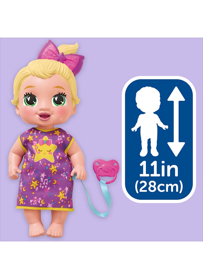Lil Dreamer LaLa GooGoo Sleepy Baby Doll Set, Blonde Hair, Fun Sleepover Theme Toys
