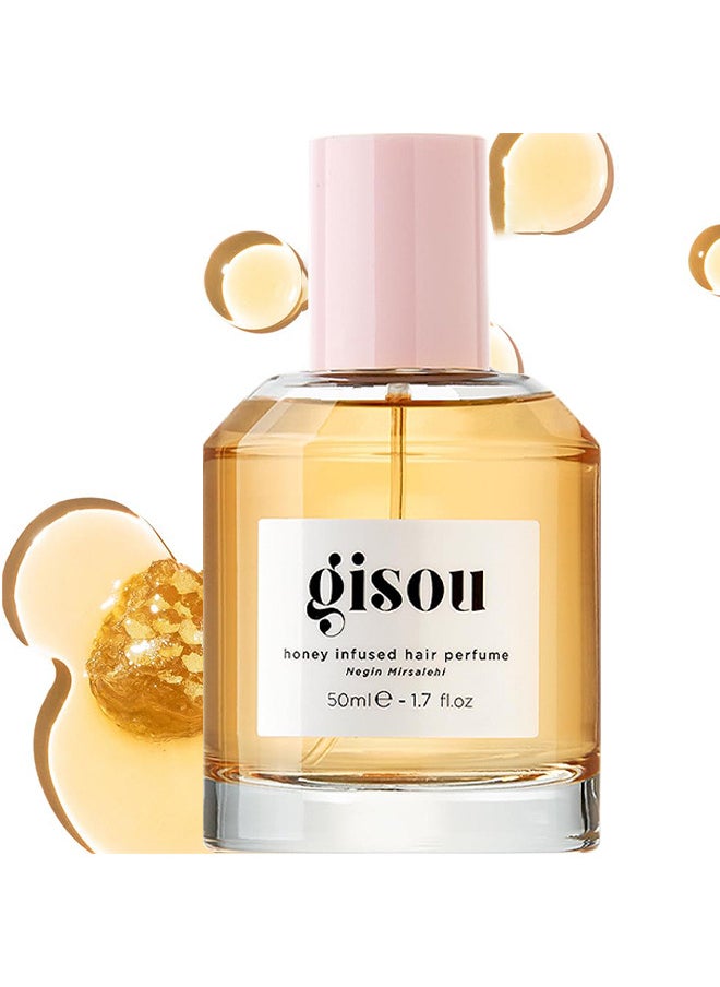 Honey Infused Hair Perfume 50ML, Enriched Delicate Hair Oil, Nourishing And Hydrating Hair Shine Spray, 1.7oz
