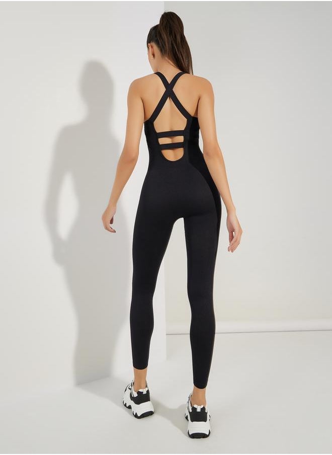 Multi Strap Cross Back Unitard