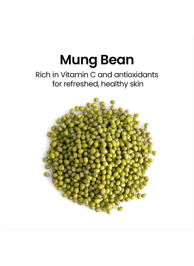 Mung Bean pH-Balanced Cleansing Foam (2.7fl.oz/80ml) | Hydrating & Gentle Face Clenser for All Skin Types | Makeup Remover | Korean Skin Care | Fragrance-Free | Non-comedogenic tested