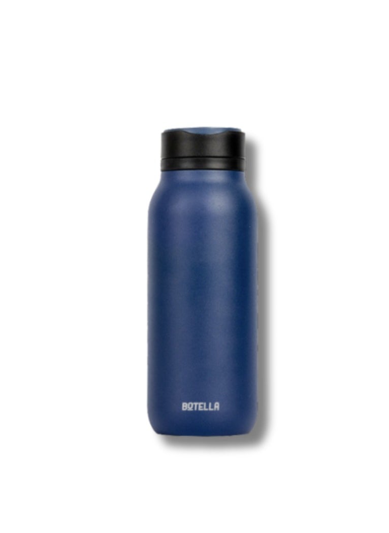 Botella Insulated Stainless Steel Water Bottle Sleek - Leakproof, Keeps Drinks Hot & Cold, Ideal for Work, Gym, Travel 650ml, Blue