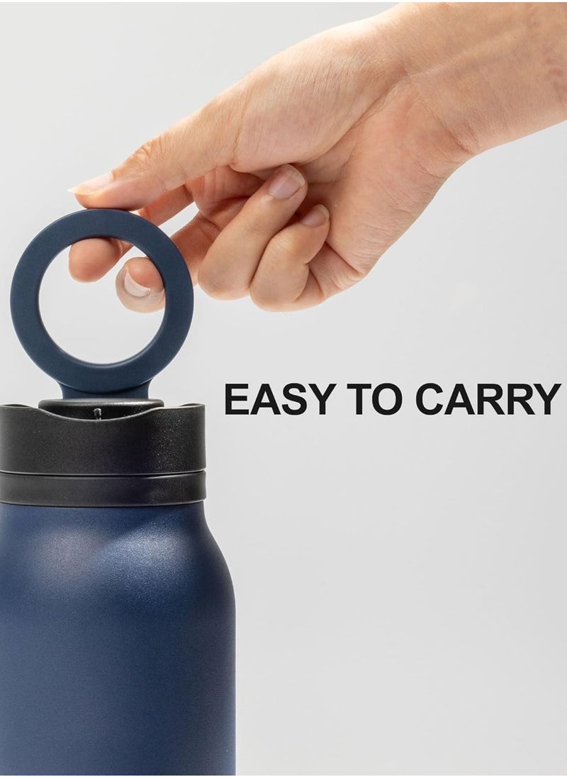 Botella Insulated Stainless Steel Water Bottle Sleek - Leakproof, Keeps Drinks Hot & Cold, Ideal for Work, Gym, Travel 650ml, Blue