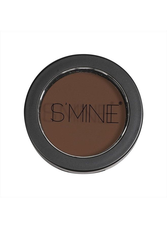 ISMINE Single Eyeshadow Powder Palette Matte Coffee, High Pigment, Longwear Single Brown Eye Makeup for Day & Night (#04)