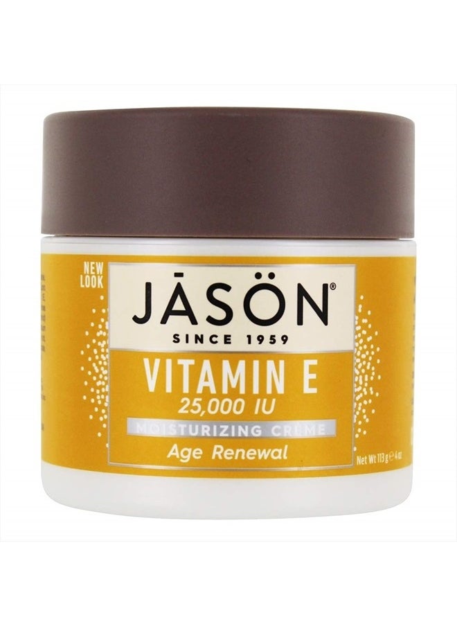 Vitamin E Age Renewal Moisturizing Crème 25000 Iu 4 Ounce (113 grams) Cream
