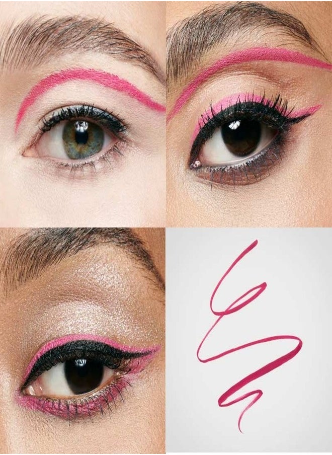 SEPHORA COLLECTION Intense Felt-Tip 12-Hour Longwear Waterproof Liquid Eyeliner – Precision, Smudge-Proof, Quick-Dry Formula –07 Candy pink, 2.8g