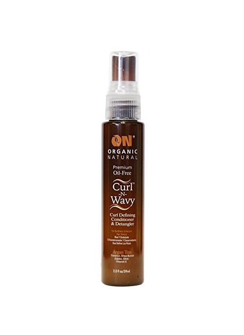 On Organic Natural CurlNWavy Curl Defining Conditioner  Detangler Argan Tree 2 oz
