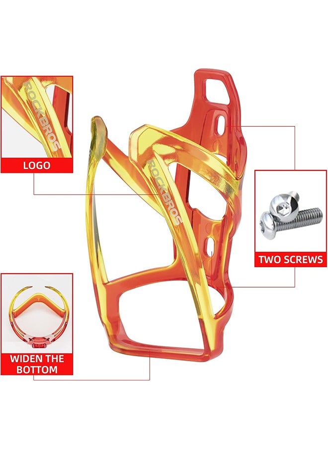 Bike Water Bottle Holder Ultra-Light Bicycle Bottle Cages With Screws Tool, Universal Bike Cup Holder Rack For Road Mtb Bikes…