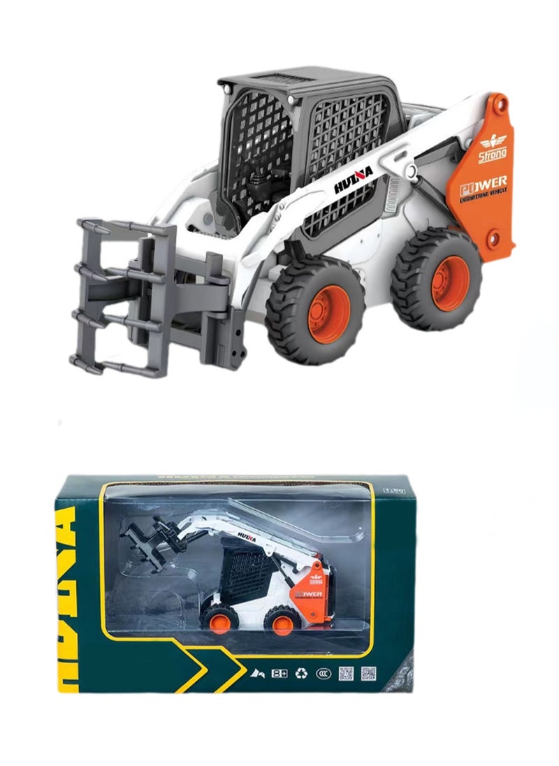 Children's Engineering Vehicle Model Toys 1/50 Engineering Vehicle Model(Heavy Duty Tracked Alloy Loader)