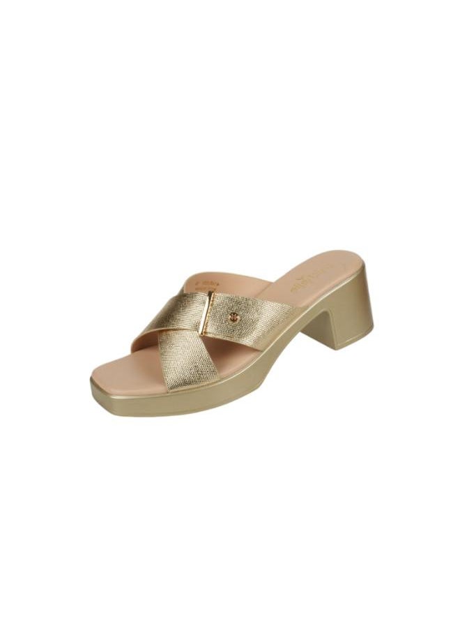 092-2991 Michelle Morgan Ladies Block Heel Sandals 414RJ60J Gold