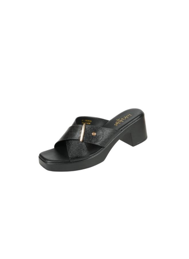 092-2990 Michelle Morgan Ladies Block Heel Sandals 414RJ60J Black