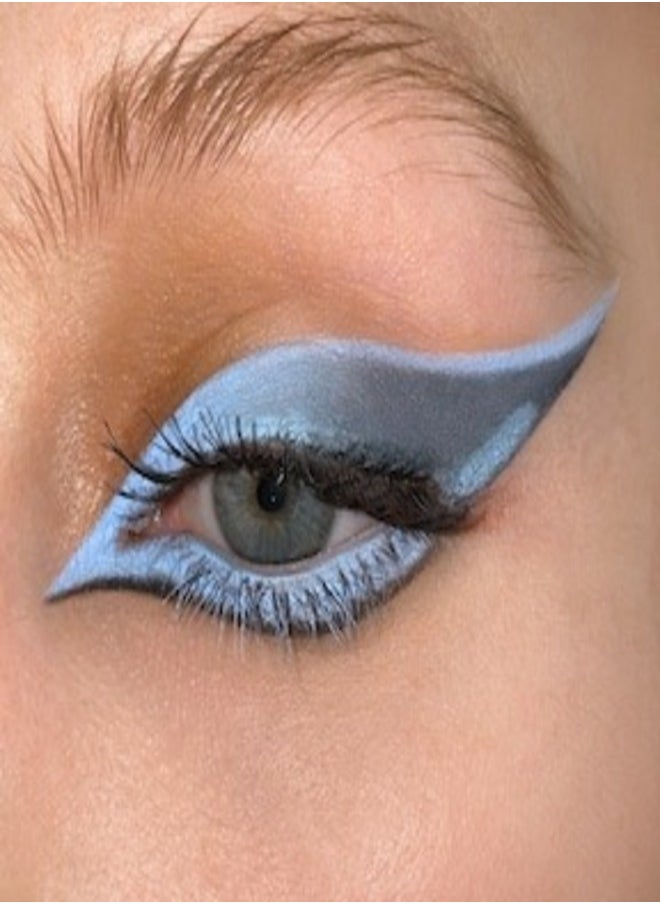 SEPHORA COLLECTION Intense Felt-Tip 12-Hour Longwear Waterproof Liquid Eyeliner – Precision, Smudge-Proof, Quick-Dry Formula –09 Pastel Blue, 2.8g