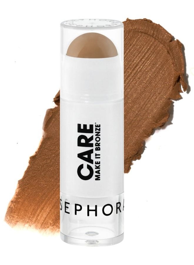 SEPHORA COLLECTION Make It Bronze Bronzer Stick – Lightweight, Creamy, and Blendable Formula for a Natural, Sun Glow – Buildable & Long-Lasting – 01 Vitamin Sea