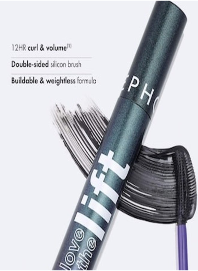 SEPHORA COLLECTION Mini Love The Lift Curling & Volumizing Mascara – Lightweight, Long-Lasting, Smudge-Proof Formula for Lifted & Fuller Lashes – 0.17 oz