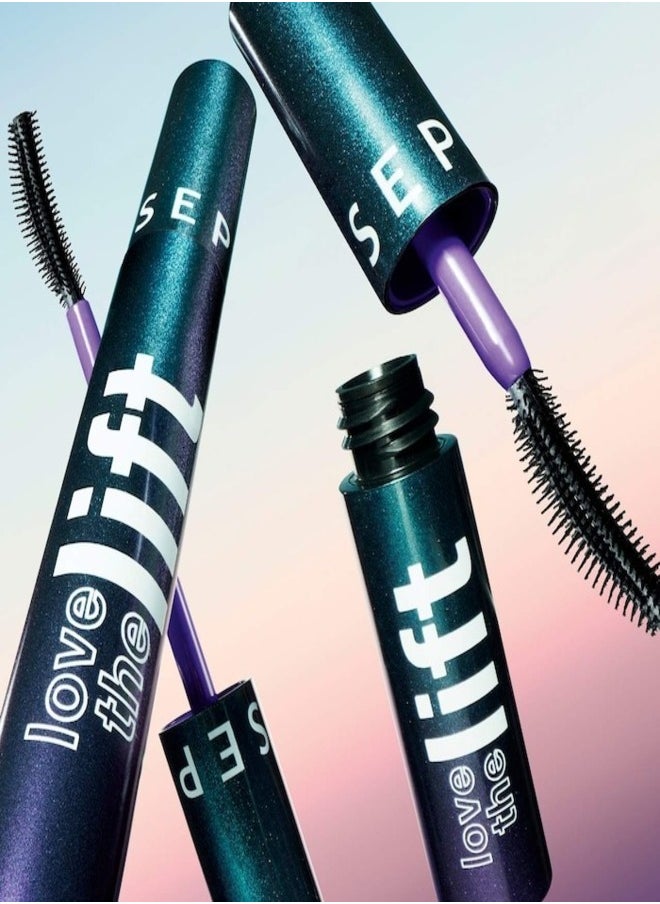 SEPHORA COLLECTION Mini Love The Lift Curling & Volumizing Mascara – Lightweight, Long-Lasting, Smudge-Proof Formula for Lifted & Fuller Lashes – 0.17 oz