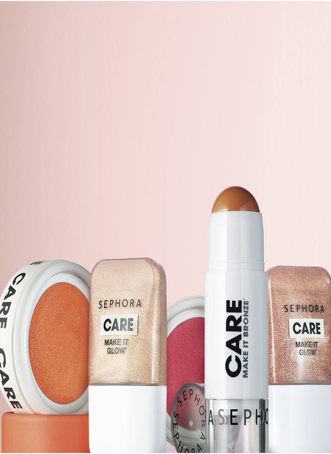 SEPHORA COLLECTION Make It Bronze Bronzer Stick – Lightweight, Creamy, and Blendable Formula for a Natural, Sun Glow – Buildable & Long-Lasting –02 Just Wanna have Sun