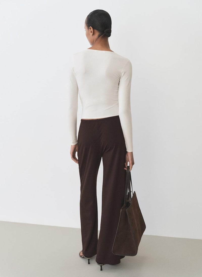 Rira Fine-Knit Fitted Sweater