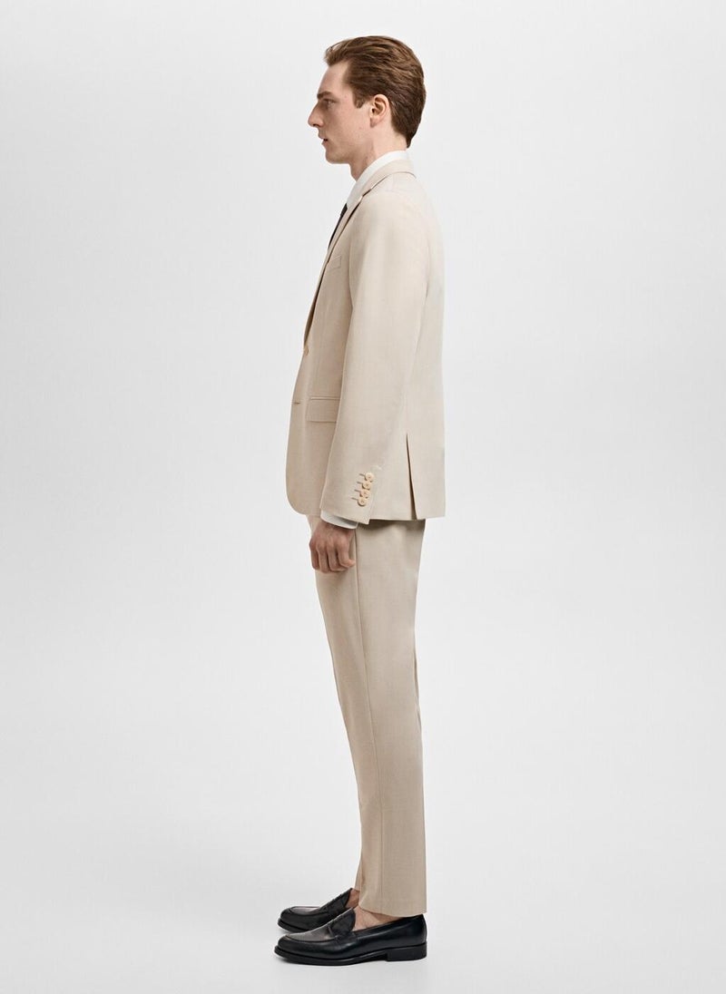 Stretch Fabric Super Slim-Fit Suit Jacket