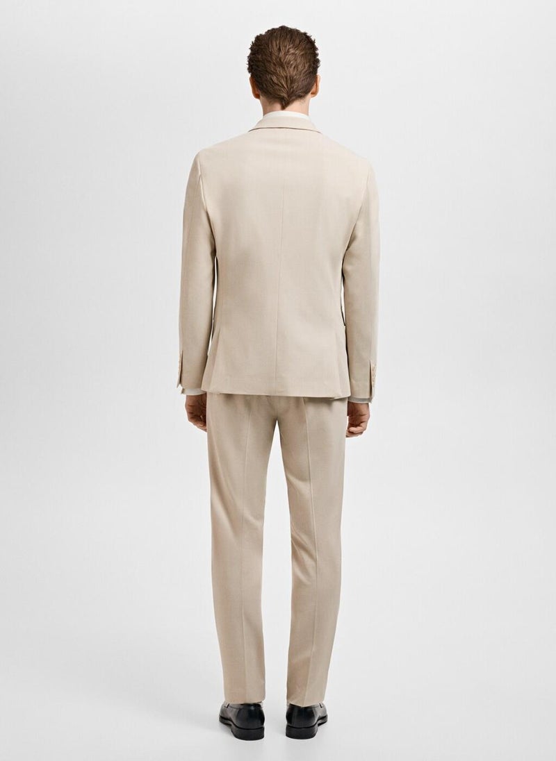 Stretch Fabric Super Slim-Fit Suit Jacket