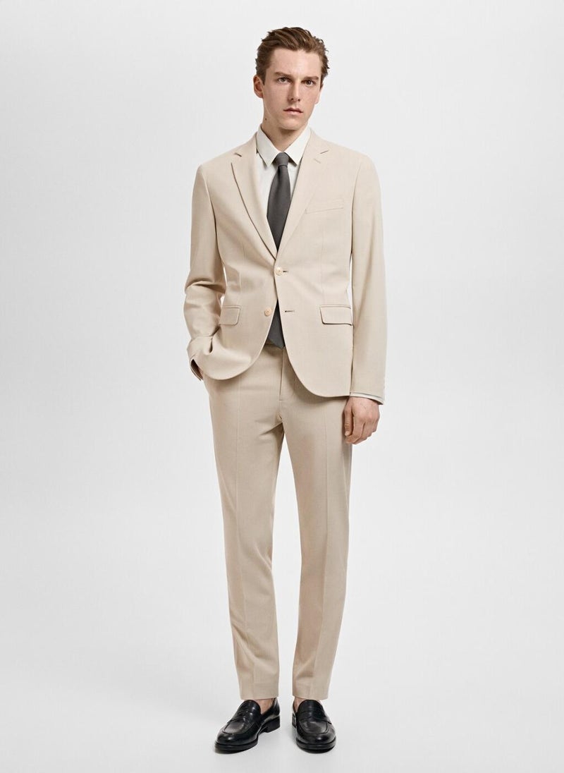 Stretch Fabric Super Slim-Fit Suit Jacket