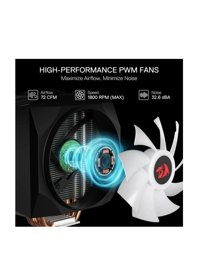 Balder Cc-2199 Argb Single Tower Cpu Air Cooler